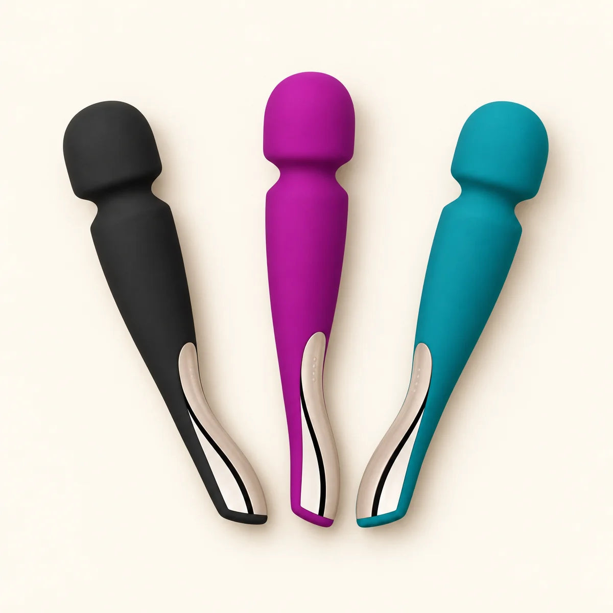SMART WAND 2 Medium in black, deep rose and ocean blue